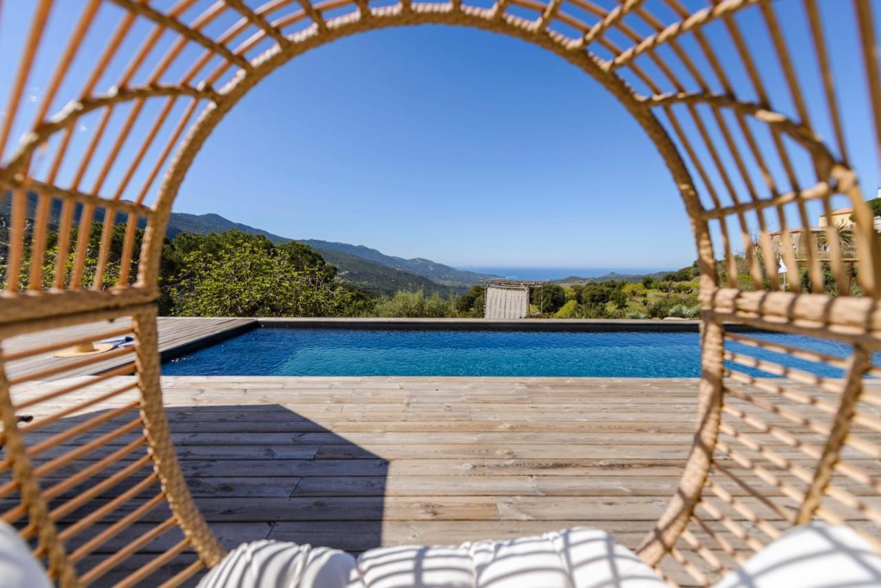 Terre De Maquis, Maison D'Hotes Vue Mer Corse Sari-D'orcino Εξωτερικό φωτογραφία