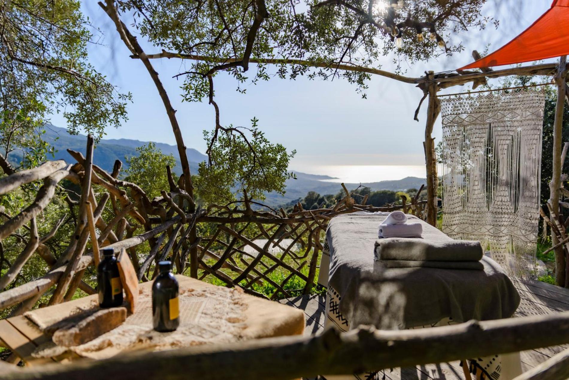 Terre De Maquis, Maison D'Hotes Vue Mer Corse Sari-D'orcino Εξωτερικό φωτογραφία