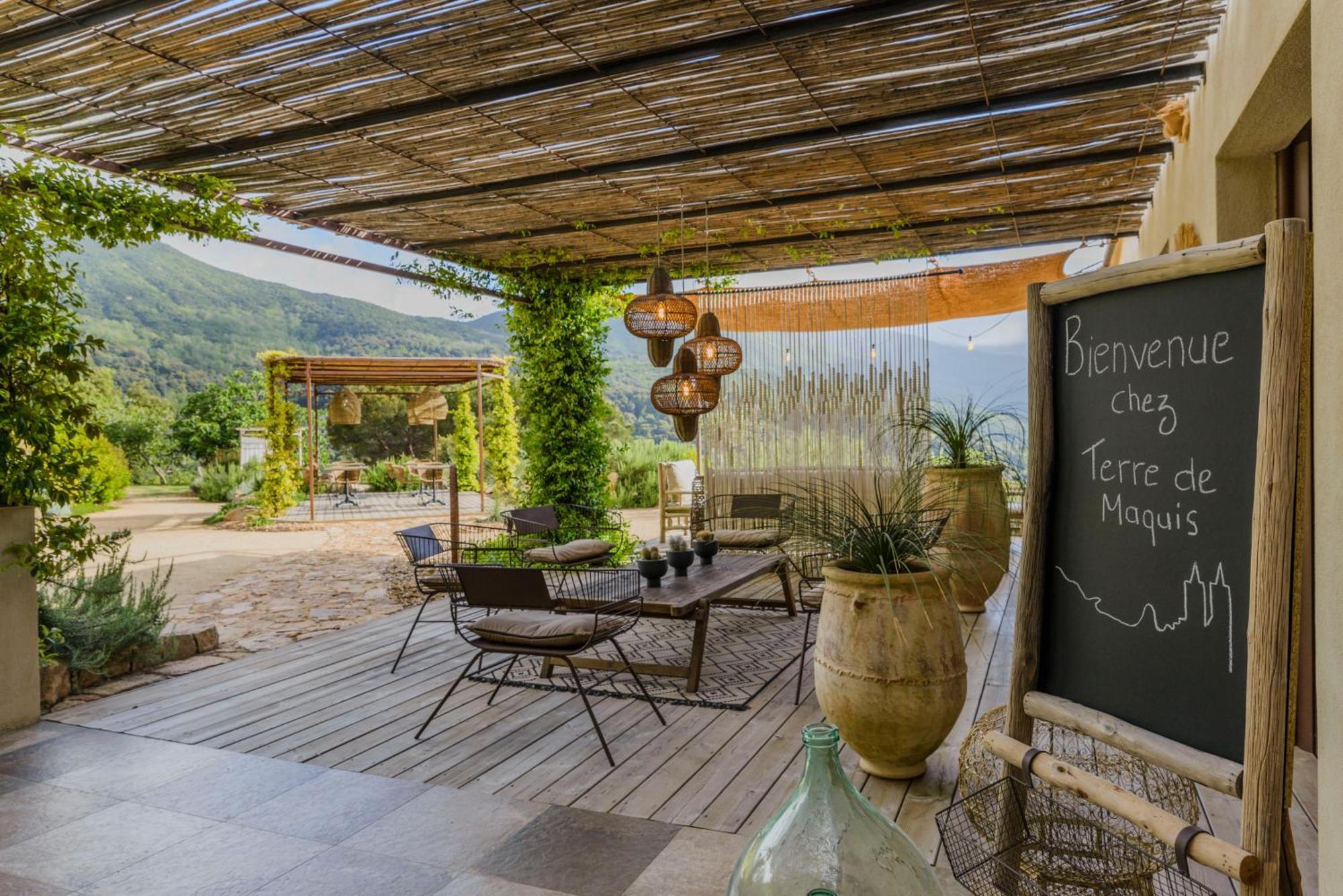 Terre De Maquis, Maison D'Hotes Vue Mer Corse Sari-D'orcino Εξωτερικό φωτογραφία