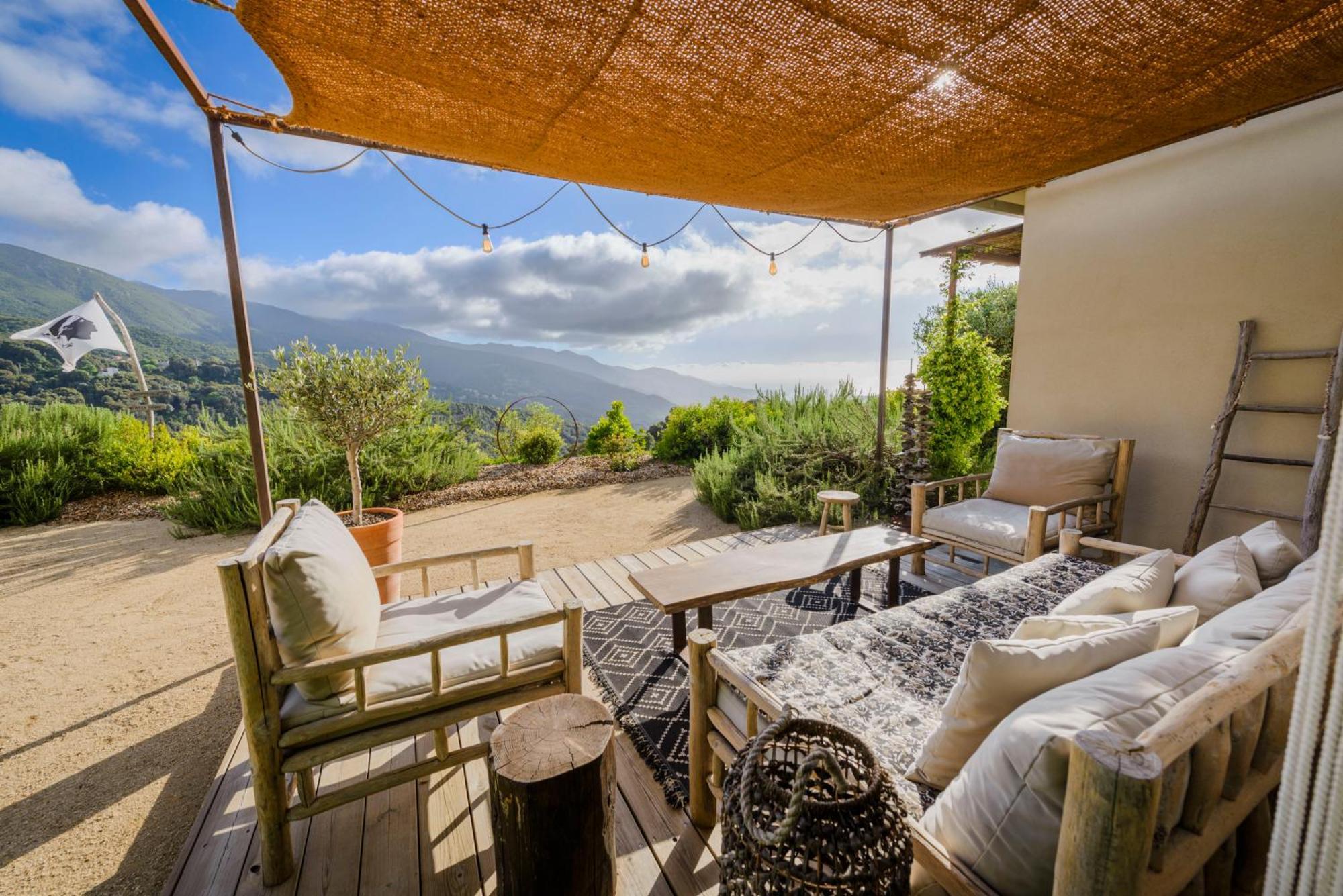 Terre De Maquis, Maison D'Hotes Vue Mer Corse Sari-D'orcino Εξωτερικό φωτογραφία