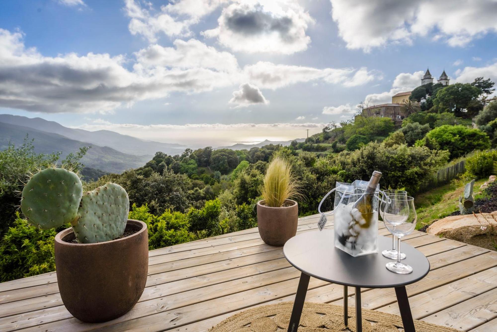 Terre De Maquis, Maison D'Hotes Vue Mer Corse Sari-D'orcino Εξωτερικό φωτογραφία