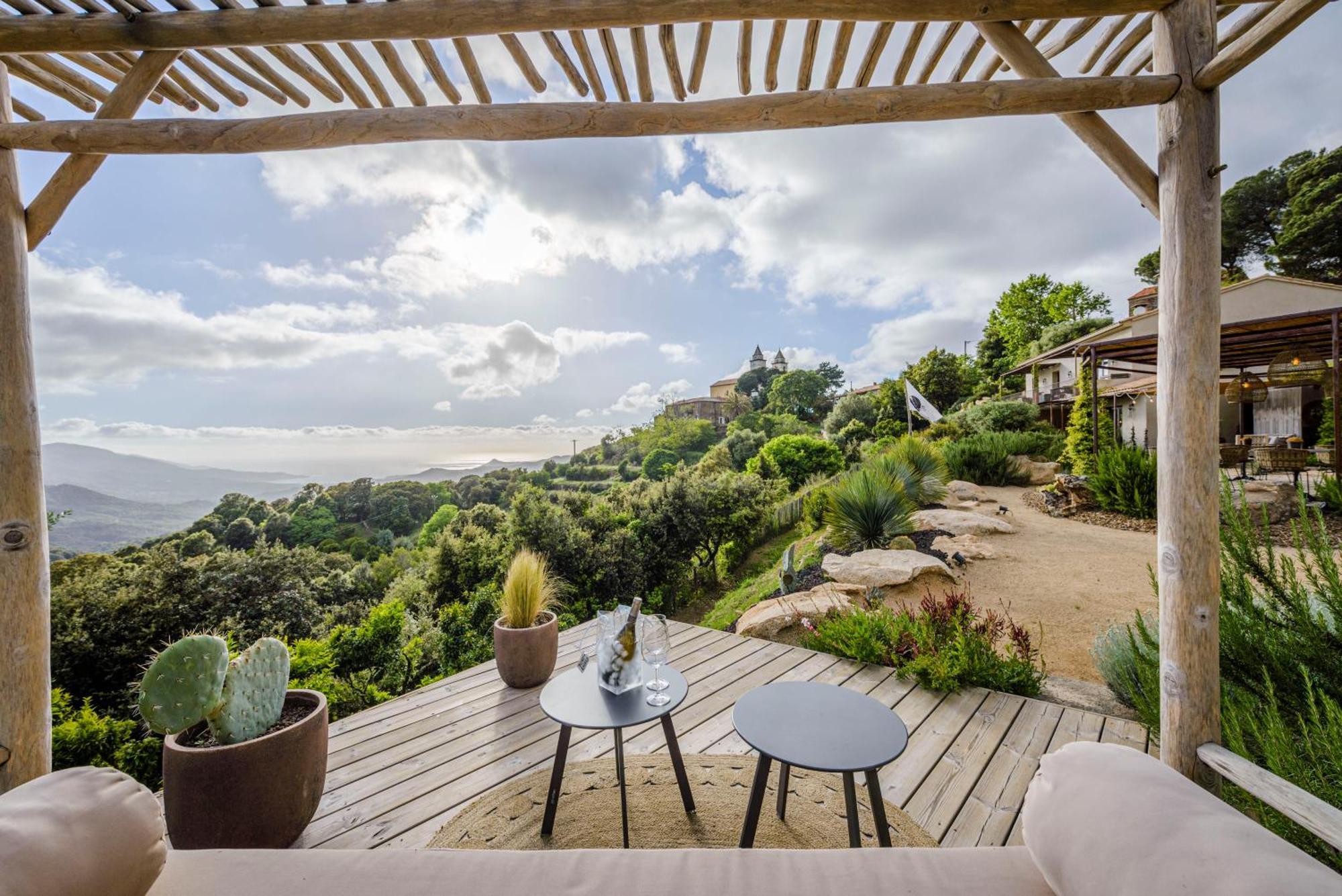 Terre De Maquis, Maison D'Hotes Vue Mer Corse Sari-D'orcino Εξωτερικό φωτογραφία