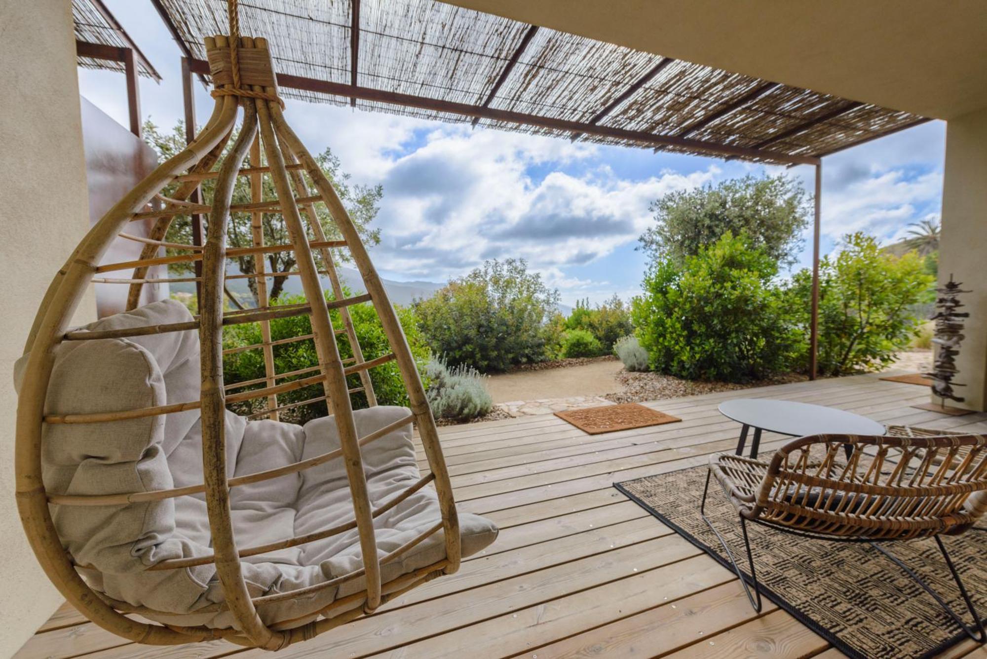 Terre De Maquis, Maison D'Hotes Vue Mer Corse Sari-D'orcino Εξωτερικό φωτογραφία