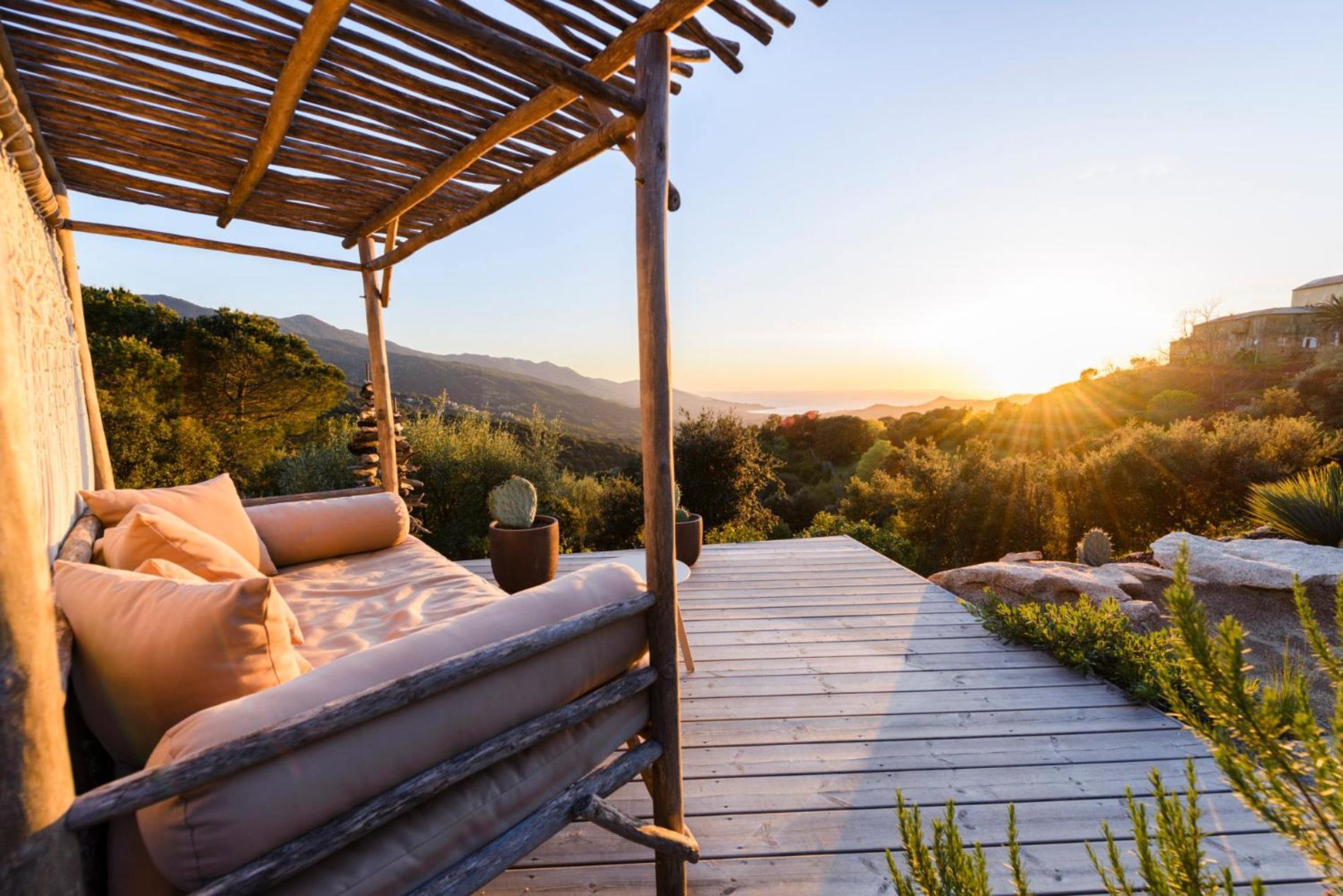 Terre De Maquis, Maison D'Hotes Vue Mer Corse Sari-D'orcino Εξωτερικό φωτογραφία