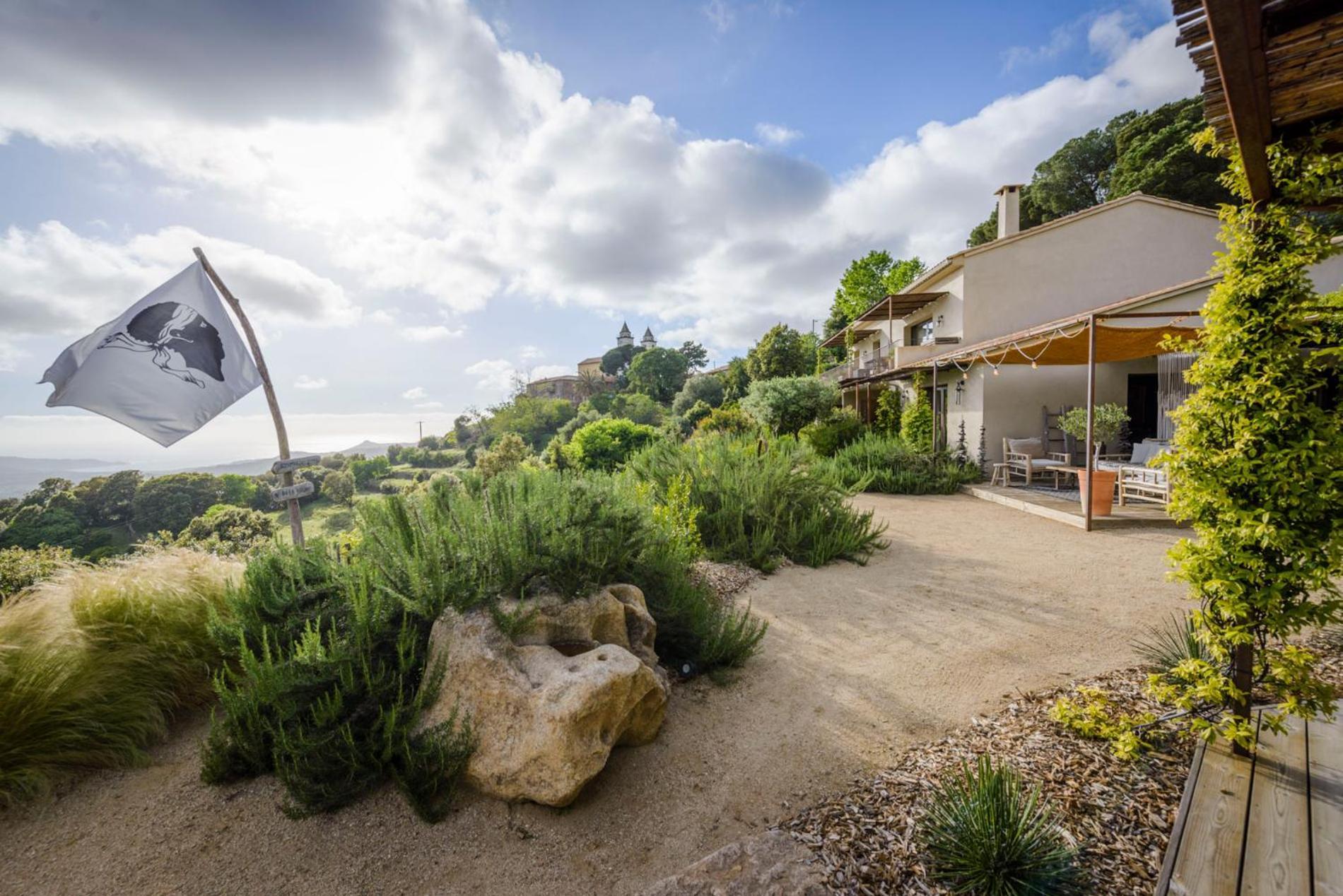 Terre De Maquis, Maison D'Hotes Vue Mer Corse Sari-D'orcino Εξωτερικό φωτογραφία